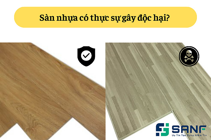 sàn nhựa giả gỗ có độc hại không