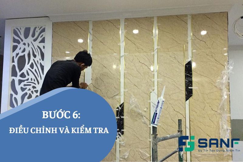 lắp đặt ốp tường nhựa PVC