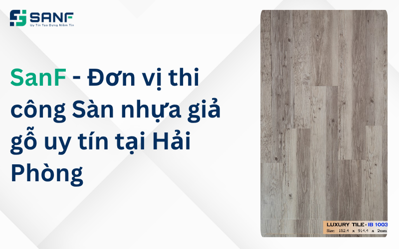 sàn nhựa giả gỗ hải phòng