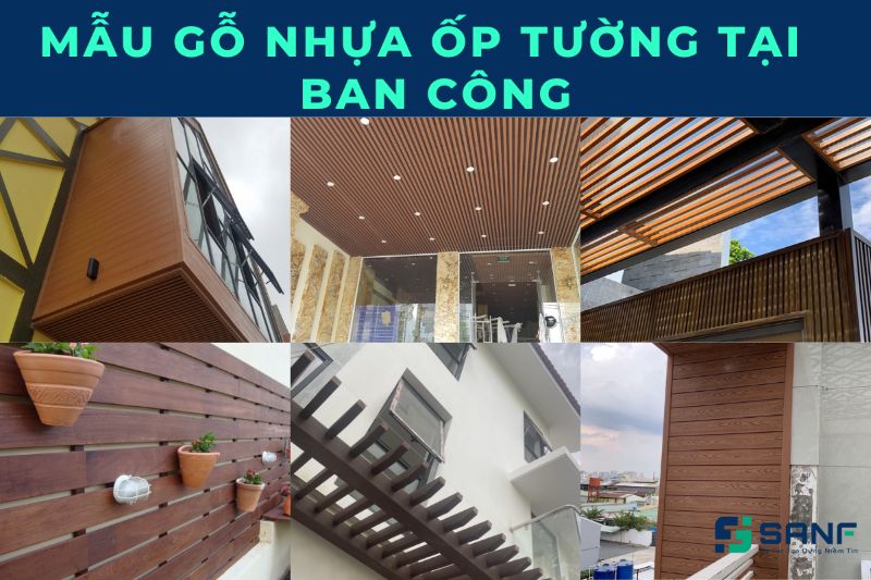 tấm ốp tường gỗ nhựa ngoài trời