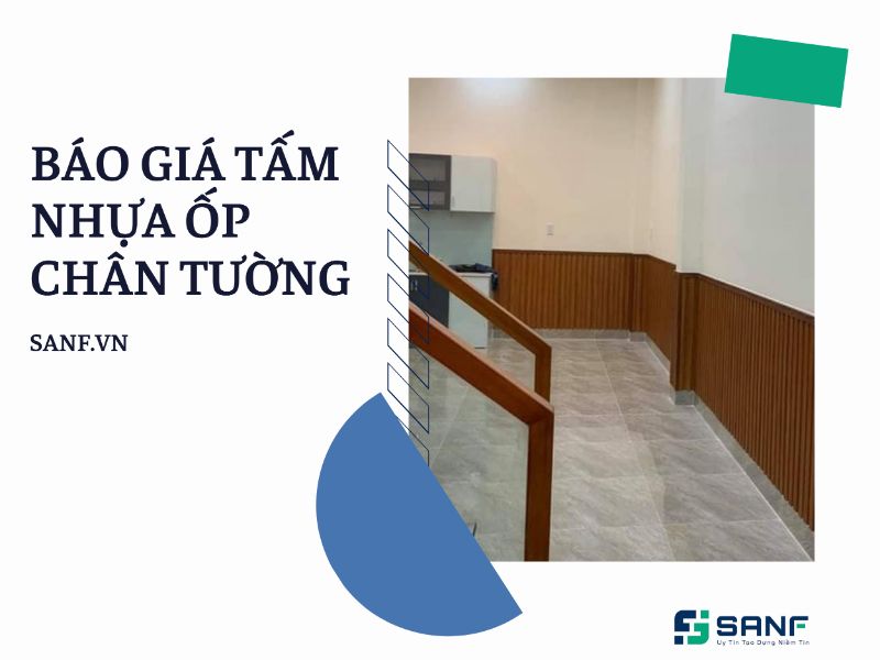 báo giá tấm nhựa ốp chân tường