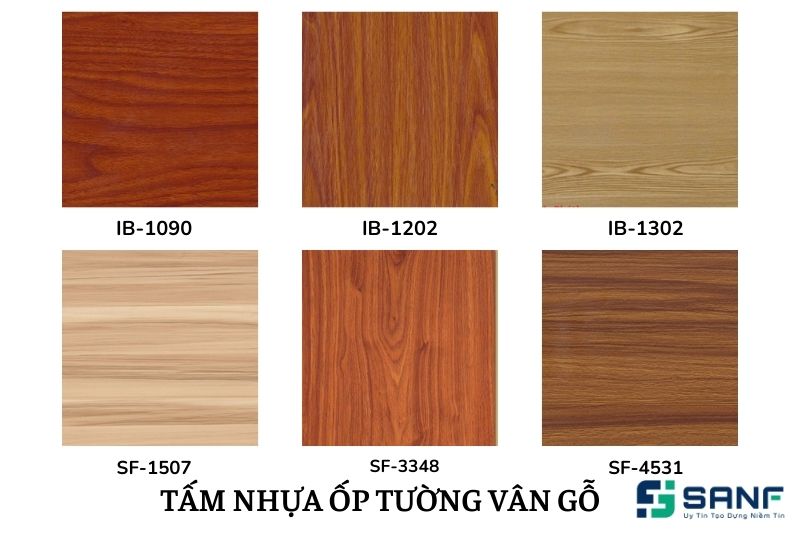 giá tấm nhựa ốp tường vân gỗ