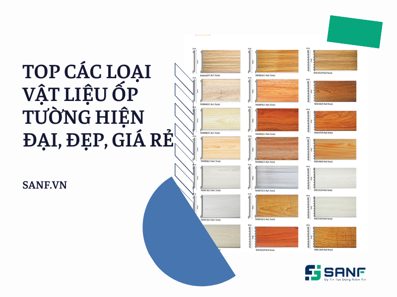 các loại vật liệu ốp tường