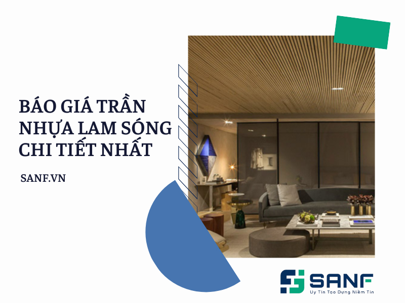 báo giá trần nhựa lam sóng