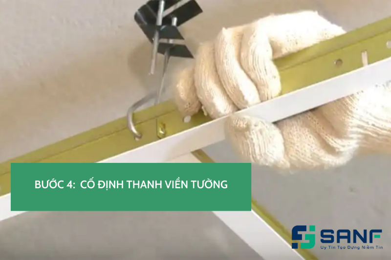 hướng dẫn cách thi công trần nhựa - SanF