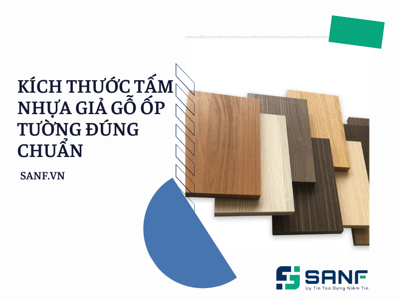 kích thước tấm nhựa giả gỗ ốp tường