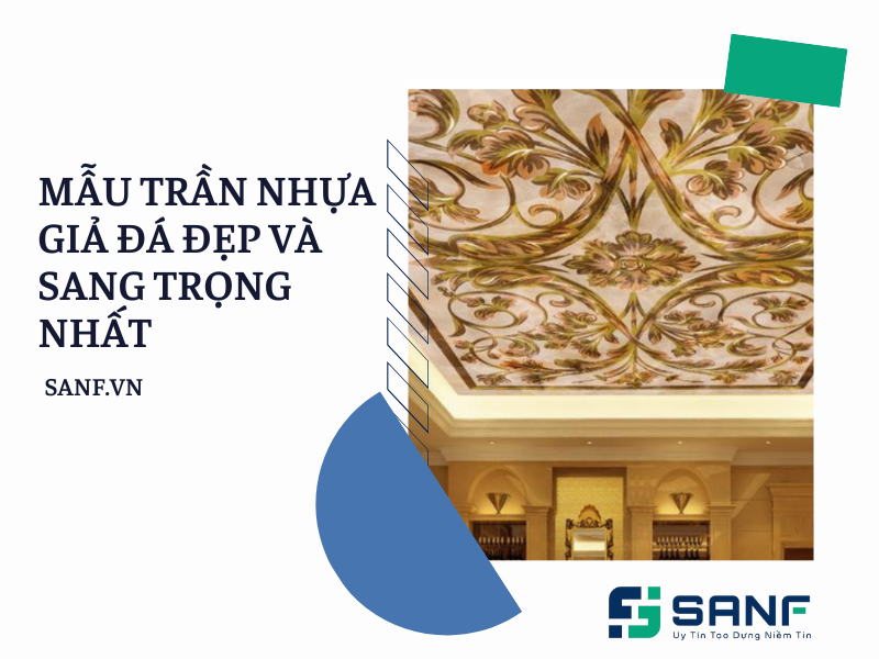 mẫu trần nhựa giả đá