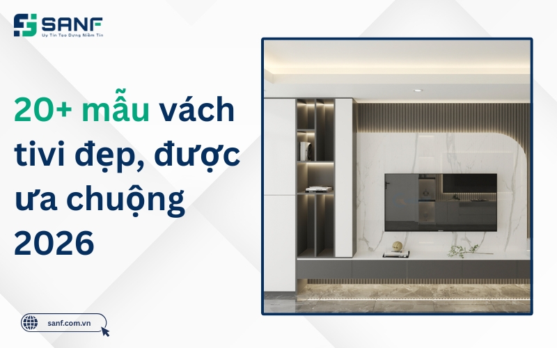 mẫu vách tivi đẹp