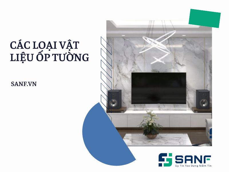 các loại vật liệu ốp tường