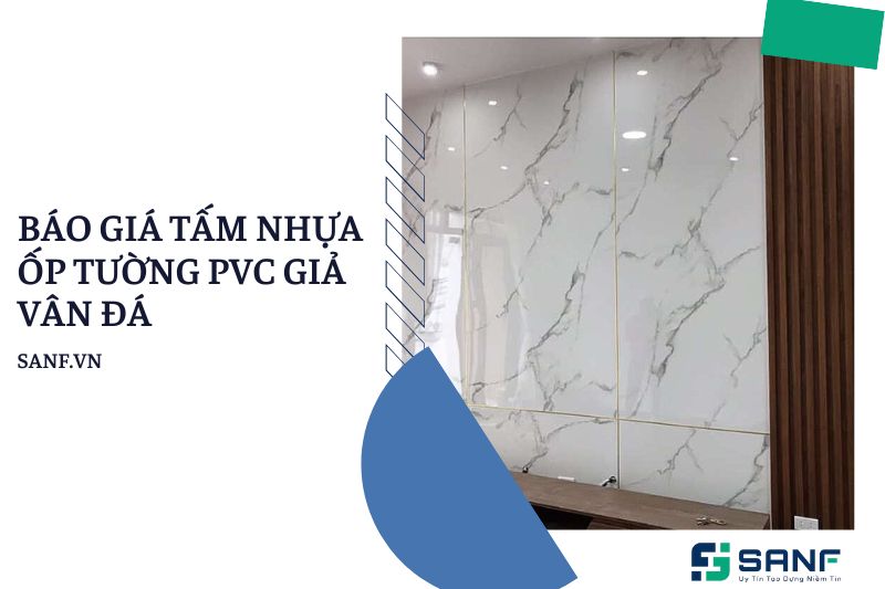 Báo giá tấm nhựa ốp tường giả đá