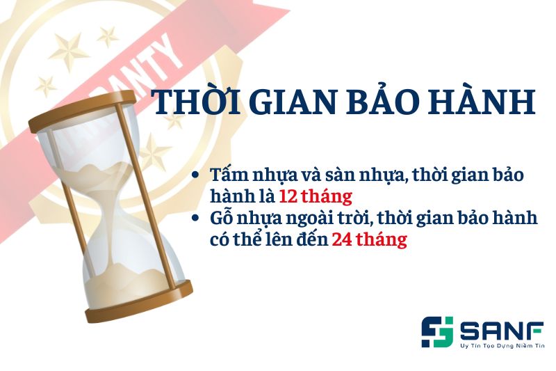 Thời gian bảo hành