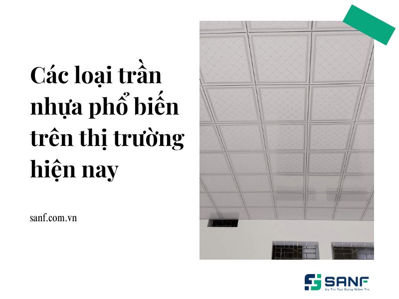 các loại trần nhựa