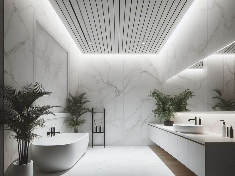 các mẫu trần nhựa nhà vệ sinh​ đẹp