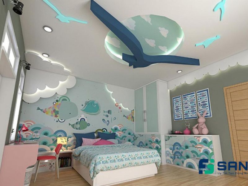 các mẫu trần nhựa phòng ngủ đẹp