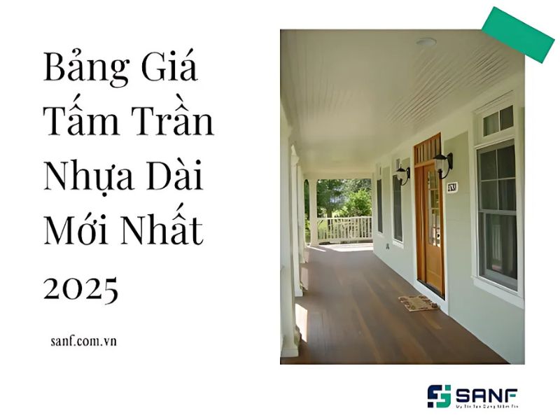 giá tấm trần nhựa dài
