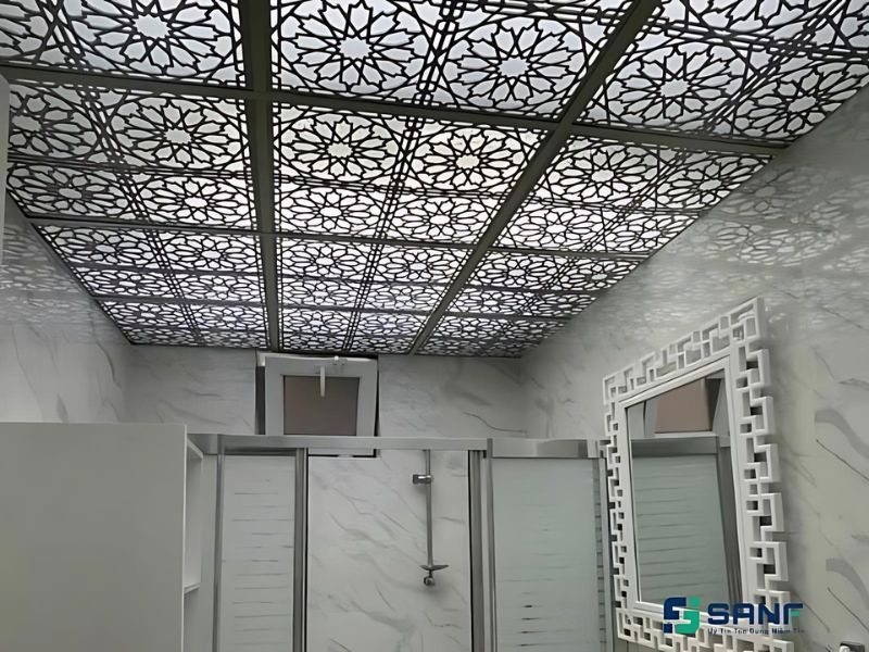 giá thi công trần nhựa thả 60x60