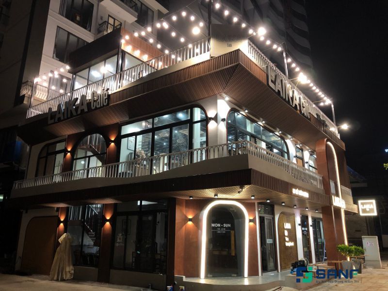 mẫu trần nhựa nano đẹp quán cafe