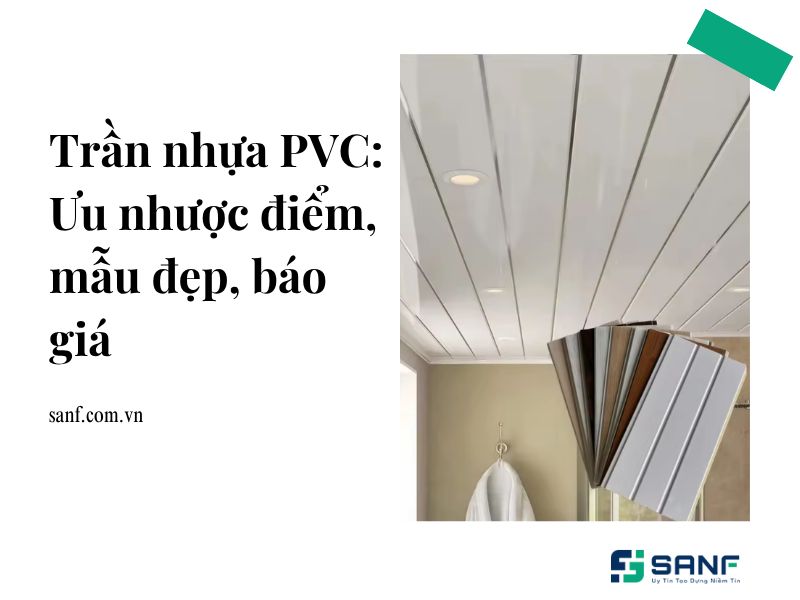 trần nhựa pvc
