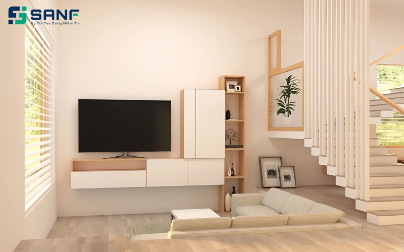 trang trí cây xanh xung quanh