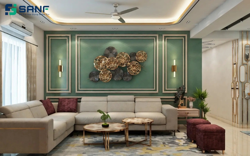 kiểu dáng vách sofa