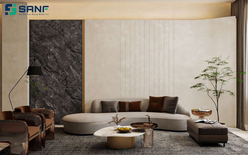 mẫu sofa đá kết hợp nhựa pvc