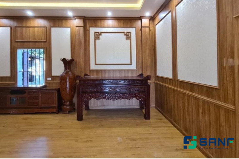 tấm ốp tường chống ẩm bằng nhwuja giả gỗ