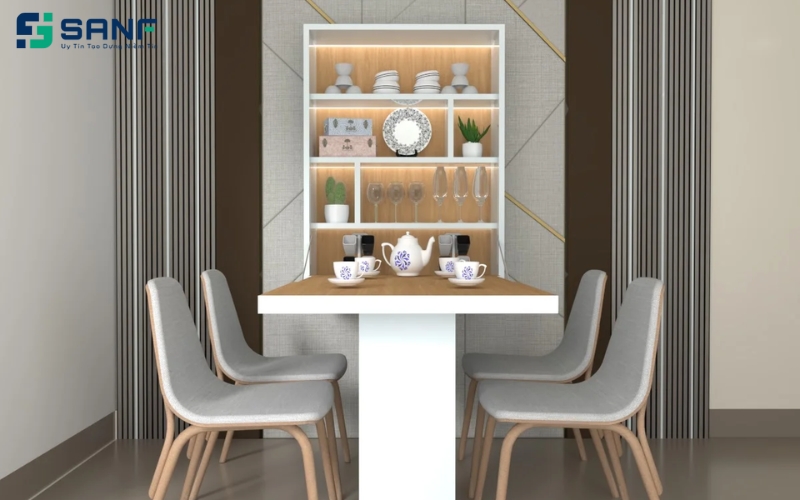 vách bàn ăn đẹp