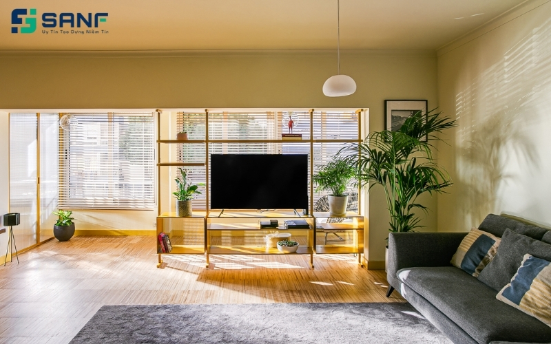 vách ngăn kim loại kết hợp kính