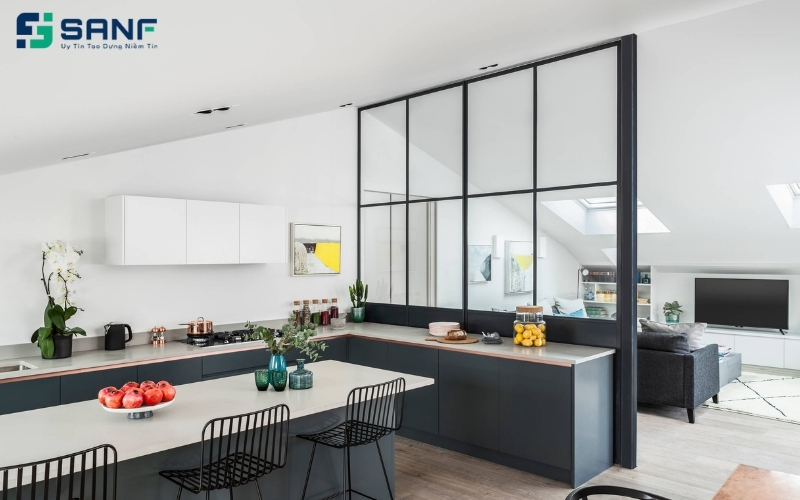 vách nhôm kính cao cấp