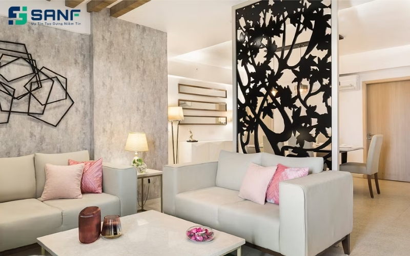 vách pvc họa tiết độc lạ