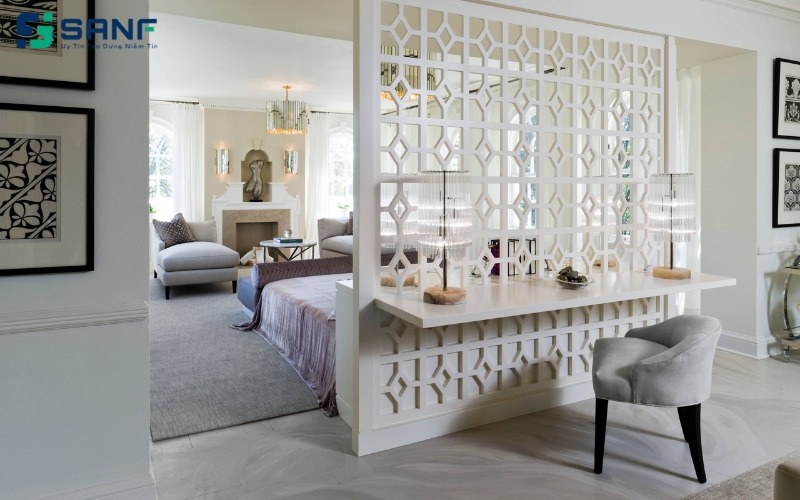 vách cố định bằng thạch cao