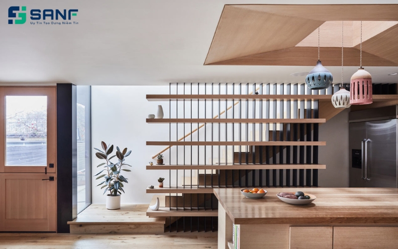 vị trí đặt vách ngăn