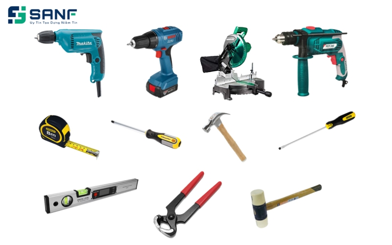 dụng cụ thi công
