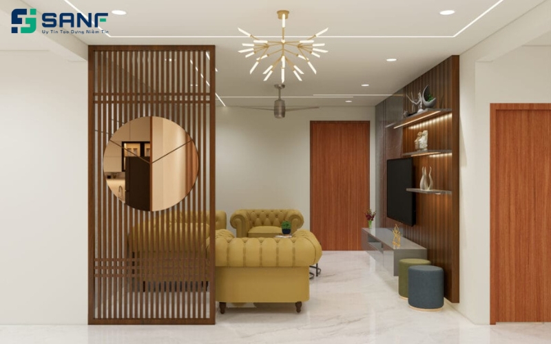 kích thước vách ngăn