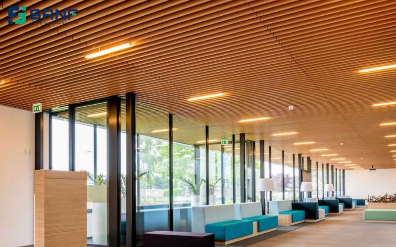 lam gỗ nhựa treo trần đẹp