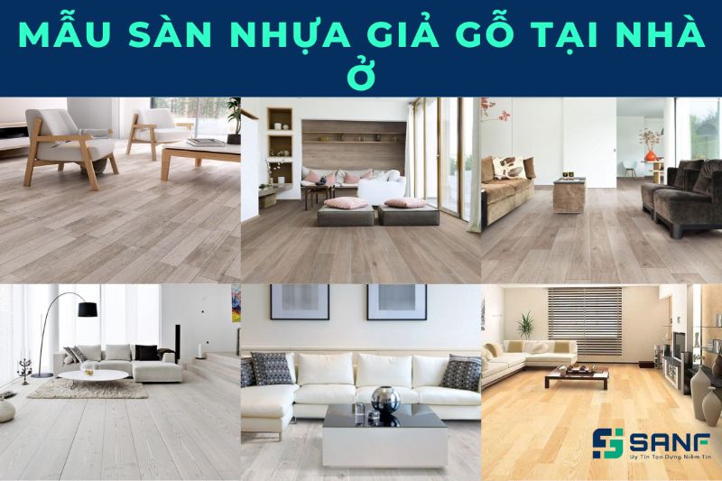 sàn nhựa giả gỗ cho nhà ở