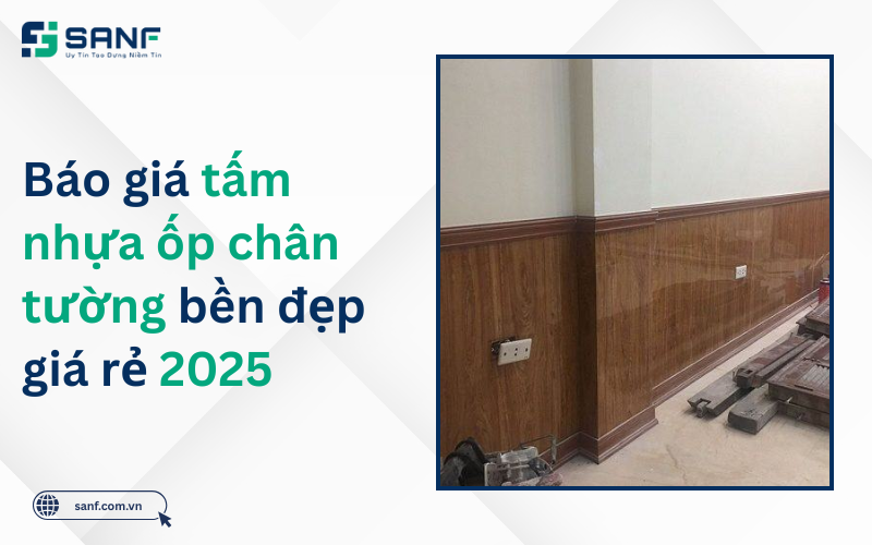 tấm nhựa ốp chân tường