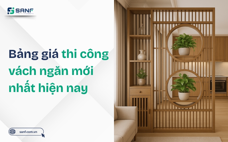 thi công vách ngăn