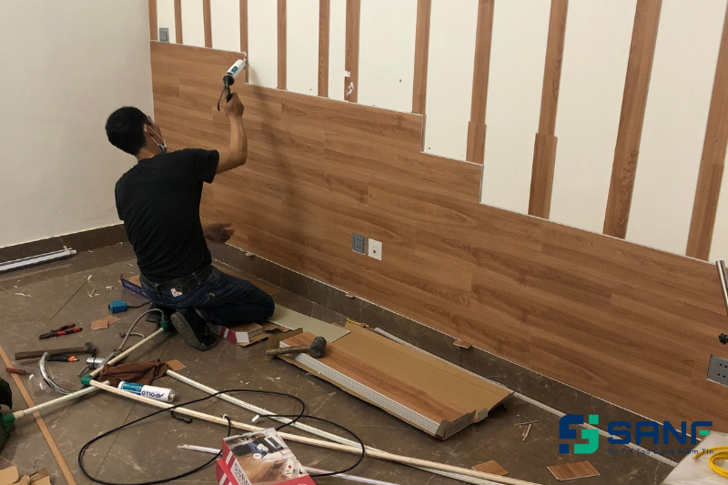 đơn vị thi công vách tivi uy tín