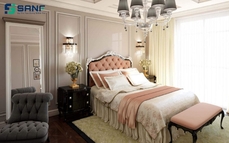 vách tân cổ điển sang trọng 