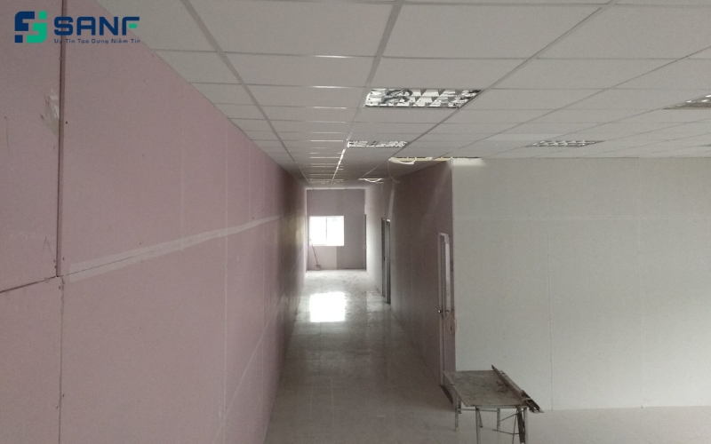 mẫu vách ngăn thạch cao 2 mặt