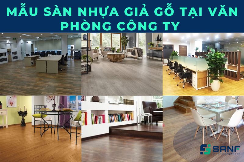 sàn nhựa giả gỗ văn phòng công ty