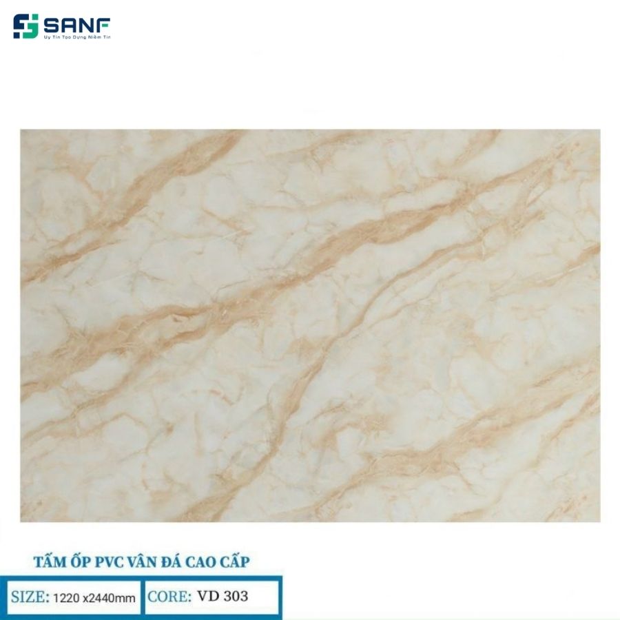 Tấm PVC vân đá 2.6mm VD 303