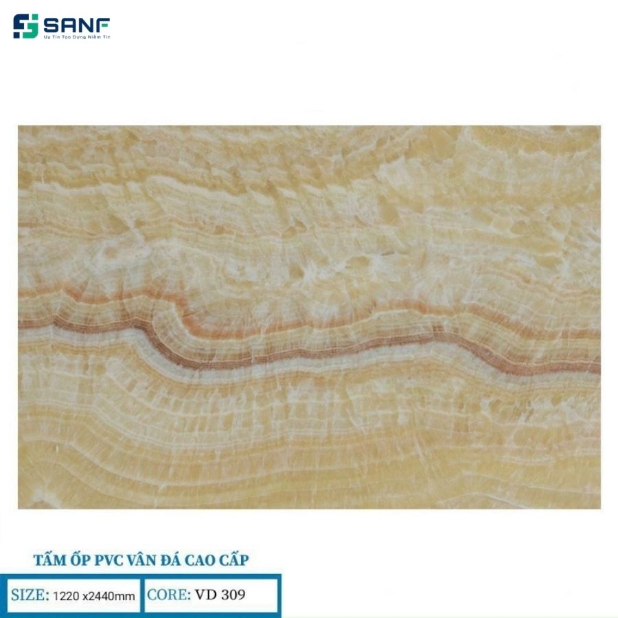 Tấm PVC vân đá 2.6mm VD 309